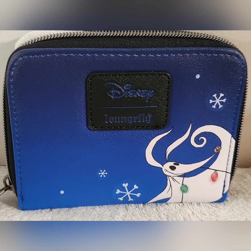 Loungefly Disney The Nightmare Before Christmas Zero Zip Around Wallet NWT